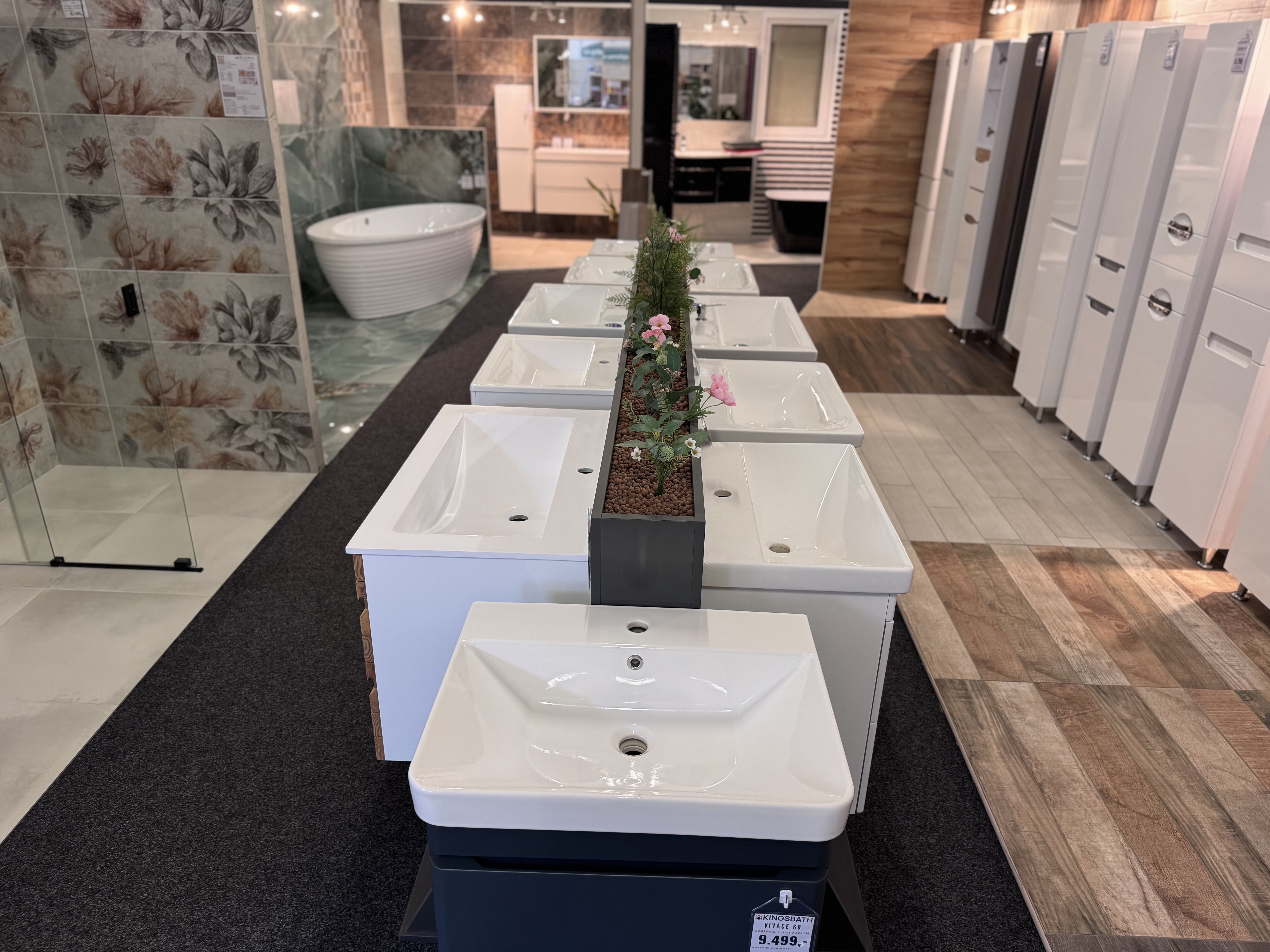 Výstavní prostor koupelen Aplomo